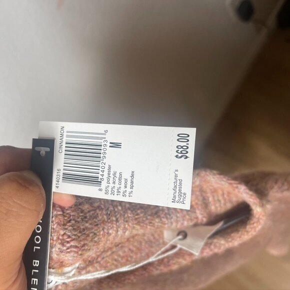 Workshop Mock Neckline Long Sleeve Wool Blend Sweater - Picture 8 of 8